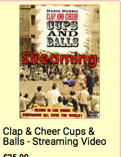 Mario Morris Clap and Cheer Cups and Balls streaming videos